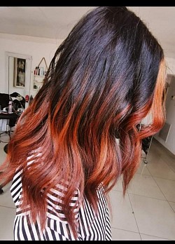 Copper ombre