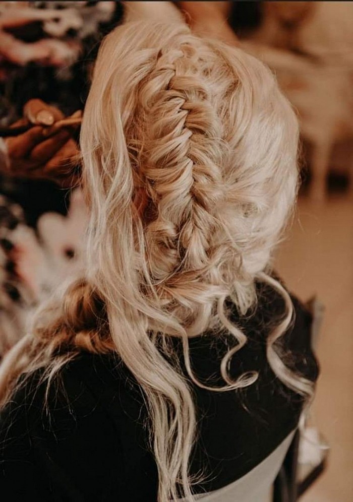 Bridal hair