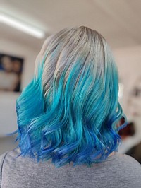 Blue ombre